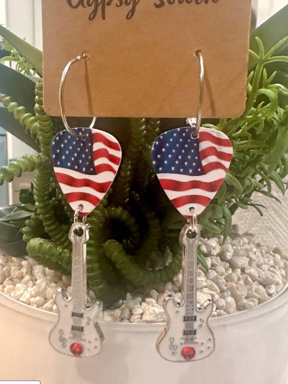 Guitar Pick Earrings